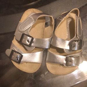 Silver sandal infant size